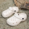 thumbnail image 5 of Rokment Womens Mens Clogs with Back Straps Wide Width Comfortable Quick Drying Closed Toe Orthopedic Walking Slip on Slippers Garden Shoes Barefoot Water Sandals for Beach White Size 7.5, 5 of 6