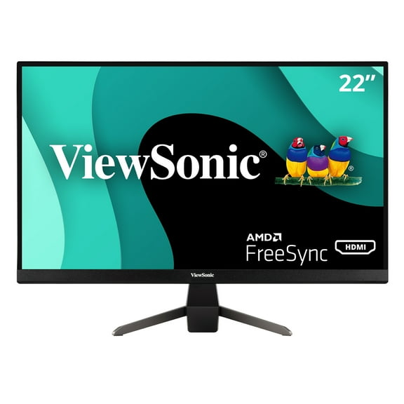 ViewSonic VX2267-MHD 22 Inch 1080p Gaming Monitor with 100Hz, 1ms, Ultra-Thin Bezels, FreeSync, Eye Care, HDMI, VGA, and DP