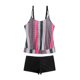 thumbnail image 5 of Trajes de baño tankini para mujer Trajes de baño vintage estampados para mujer Trajes de baño conservadores Traje de baño bikini con falda de playa estampada para mujer, 5 of 5
