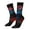 2 Black-2, variant on Colorful Betta Fish Pattern Sport Socks for Women and Men Crew Socks Sporty Calf Socks Casual Socks