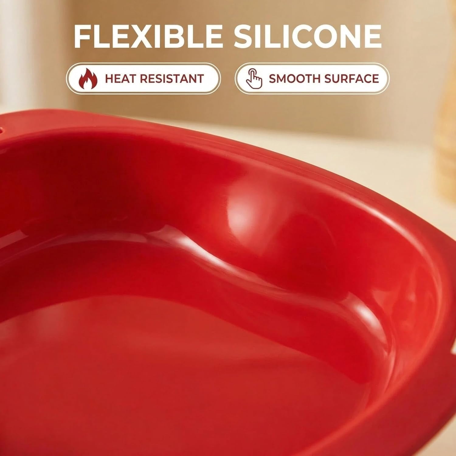 Silicone Omelet Maker, Silicone Microwave Omelet Maker, Microwave Omelette Maker Silicon𝐞,Nonstick Cooking Tray for Breakfast, Easy Egg Poacher Kitchen Gadget, BPA-Free (2)