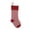 Wine, variant on Lilgiuy Christmas Coarse Stripe Printed Stocking Wool Pendant Christmas Decorations Gift Bag Socks for Basketball Football Golf