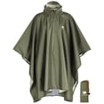 thumbnail image 1 of Poncho de lluvia ANYOO impermeable y ligero, verde militar, 1 of 7