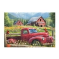 thumbnail image 2 of Ryvnso Cardinal Bird Farm Bathroom Shaggy Rugs Toilet Mat Soft Contour Rug, 2 of 9