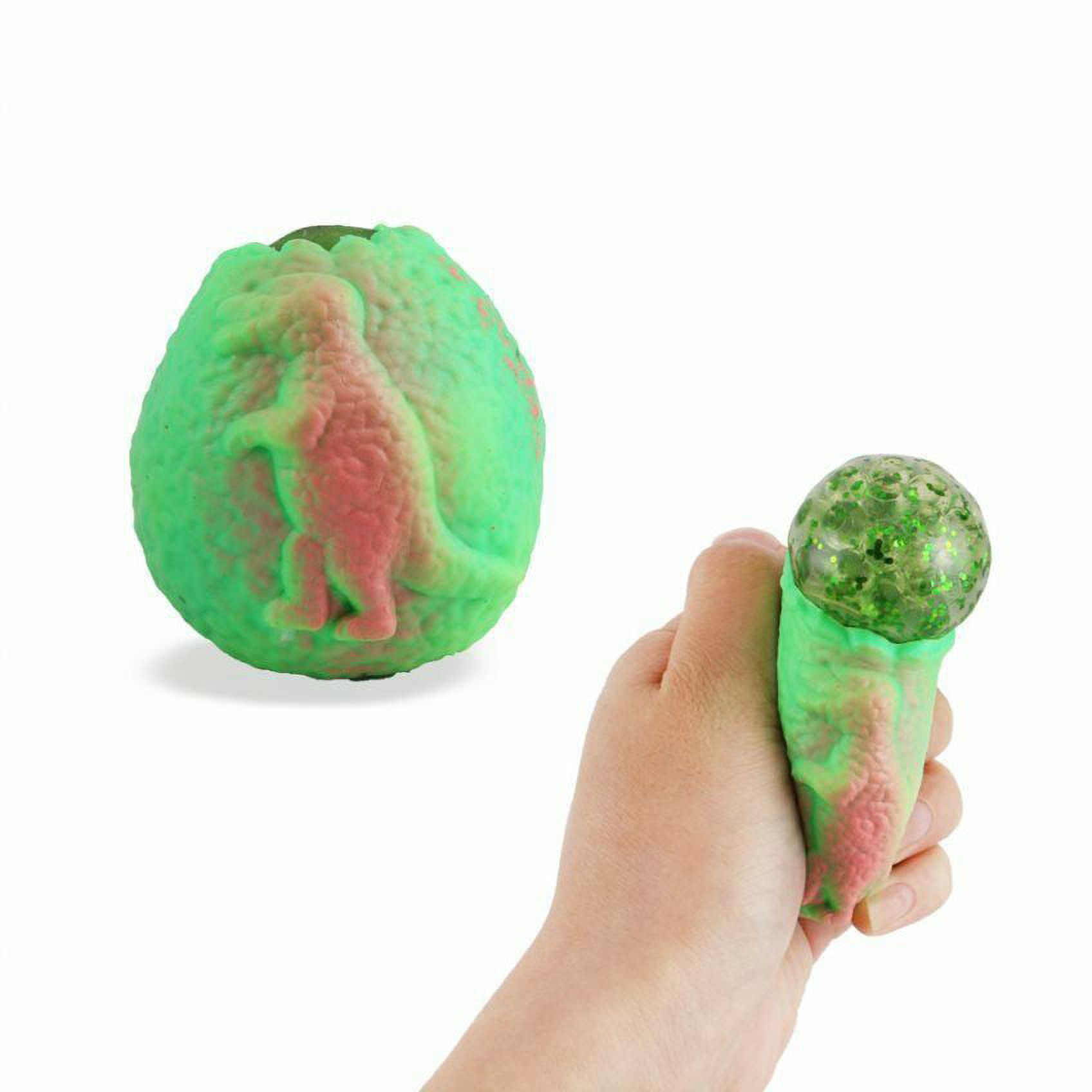 WPYST Set of 12, Multi Color Cute Vivid Dinosaur Eggs Squeeze Balls Party Favors