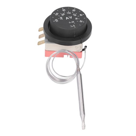 Adjustable Electric Fan Thermostat Switch, Temperature Control Probe ...