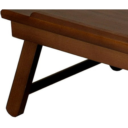 Winsome Wood Alden Lap Desk Flip Top With Drawer Foldable Legs