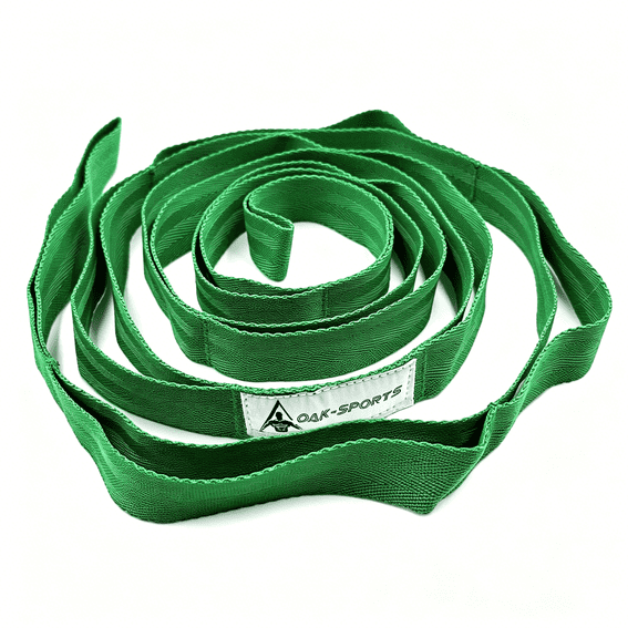 BESTSKY Stretching Strap with Loops, Non-Elastic Yoga Strap for Physical Therapy