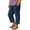 Navy, variant on CPNG Girls Daily Casual Baggy Solid Color Pants Teen Girls Straight Soft Pants Loose Pockets Elastic Waist Pants(Khaki,4-5 Years)