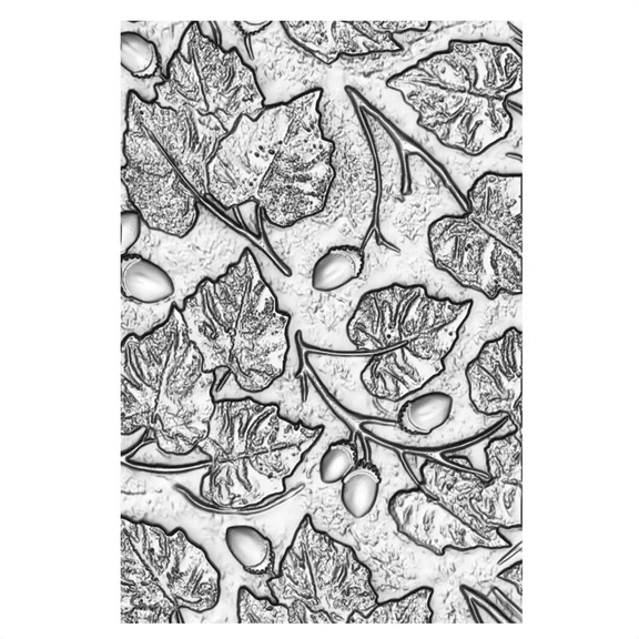 Leaves and Fruits 3D Embossing Folder for Card Making & Scrapbooking - Durable Plastic, Easy Embossing - Essential Tool for DIY Crafts, Perfect for Scrapbooking & Paper Craft