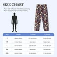 thumbnail image 4 of Sikiie Skull record rock Mens Pajama Pants Sleep & Lounge Pants, PJ Bottoms With elastic waistb and Pockets Medium, 4 of 6