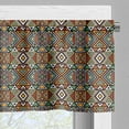 thumbnail image 3 of Ambesonne Aztec Window Valance, Cultural Folk Boho Triangles, 54" X 18", Multicolor, 3 of 5