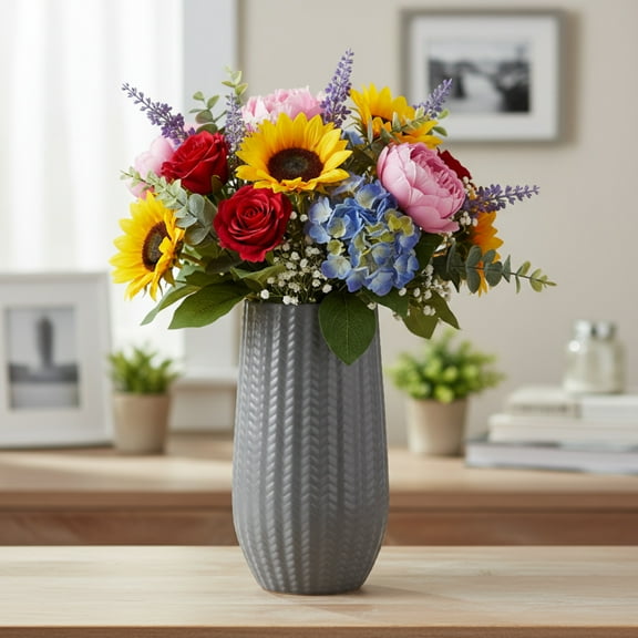 Ceramic Round Vase Matte Finish