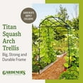 thumbnail image 2 of Gardener's Supply Company Titan Squash Tunnel, Over The Top Trellis 80" High, 2 of 9