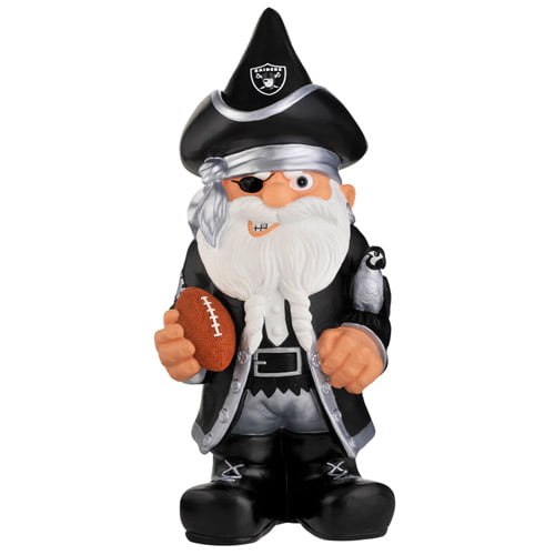 Forever Collectables NFL Thematic Gnome Version 2, Oakland Raiders 