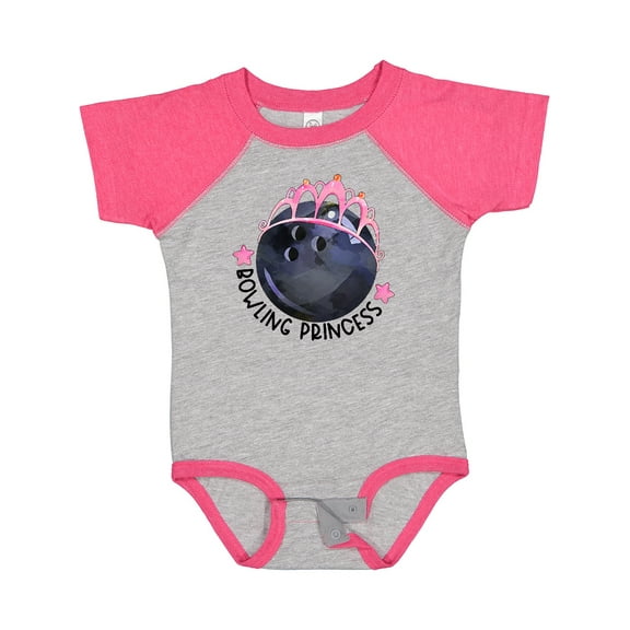 Inktastic Bowling Princess Tiara Girls Baby Bodysuit