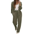thumbnail image 2 of Pyhlmscde Women's Two Piece Sets Fall Outfits, Fall Outfits for Women, V Neck Cardigan for Women, Womens Fall Tops, 2 of 6