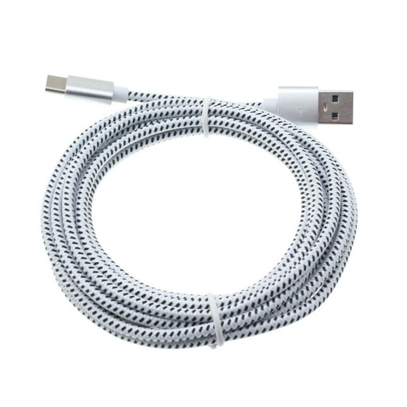 Type-C 10ft USB Cable for TCL 30 XE 5G, 20 XE, V 5G, 4X 5G - Charger Cord Power Wire USB-C Long Compatible With TCL 30 XE 5G, 20 XE, V 5G, 4X 5G