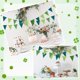 thumbnail image 5 of Linen & Twine Pennant Flags Banners for Party Birthday Festival Celebration Triangle Green 3940x170x3mm, 5 of 5