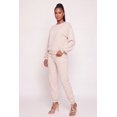 thumbnail image 3 of Women's Rhinestone Drop Shoulder Fleece Lined Sweatshirt, 3 of 4