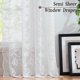 thumbnail image 3 of Juego de 2 cortinas Jubilantex de encaje floral blanco transparente, 132 x 213 cm, 3 of 7