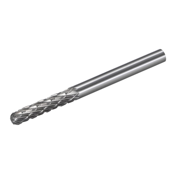 Fresas de carburo de doble corte, fresas rotativas en forma de cilindro, diámetro del vástago de 1/8", cabeza de 1/8"