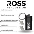 thumbnail image 4 of WWS-Musician Concert Earplugs - ROSS Percussion High Fidelity Drummer Ear Plugs (1 Pair), 4 of 4
