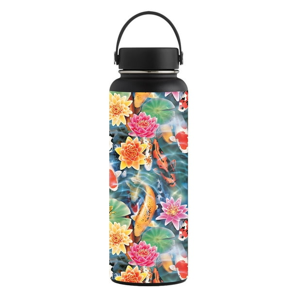 Skin Decal Wrap for Hydro Flask 40 oz. Wide Mouth sticker Koi Pond
