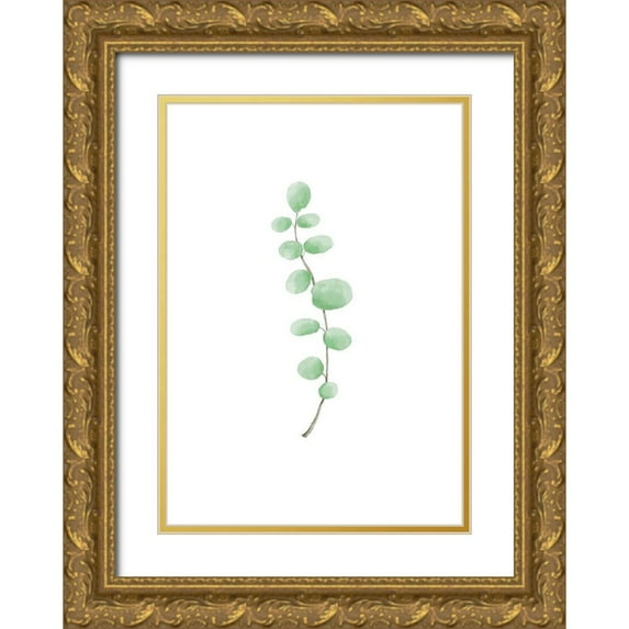 Artographie Studio 11x14 Gold Ornate Wood Framed with Double Matting Museum Art Print Titled - Branch