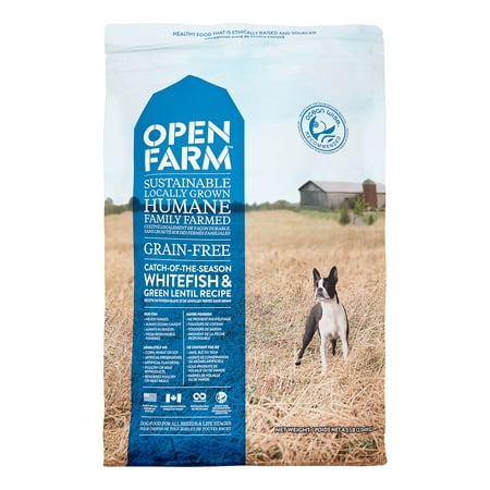 Open Farm Grain-Free Whitefish & Green Lentil Recipe Dry Dog Food, 4.5