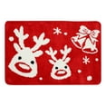 thumbnail image 5 of Vggrvlo Christmas Door Mats Non Slip Extra Thick Chenille Shower Mat Rubber Backing Machine Washable Kitchen Mats Rugs for Front Back Doomats and Wet Shoes, 5 of 9