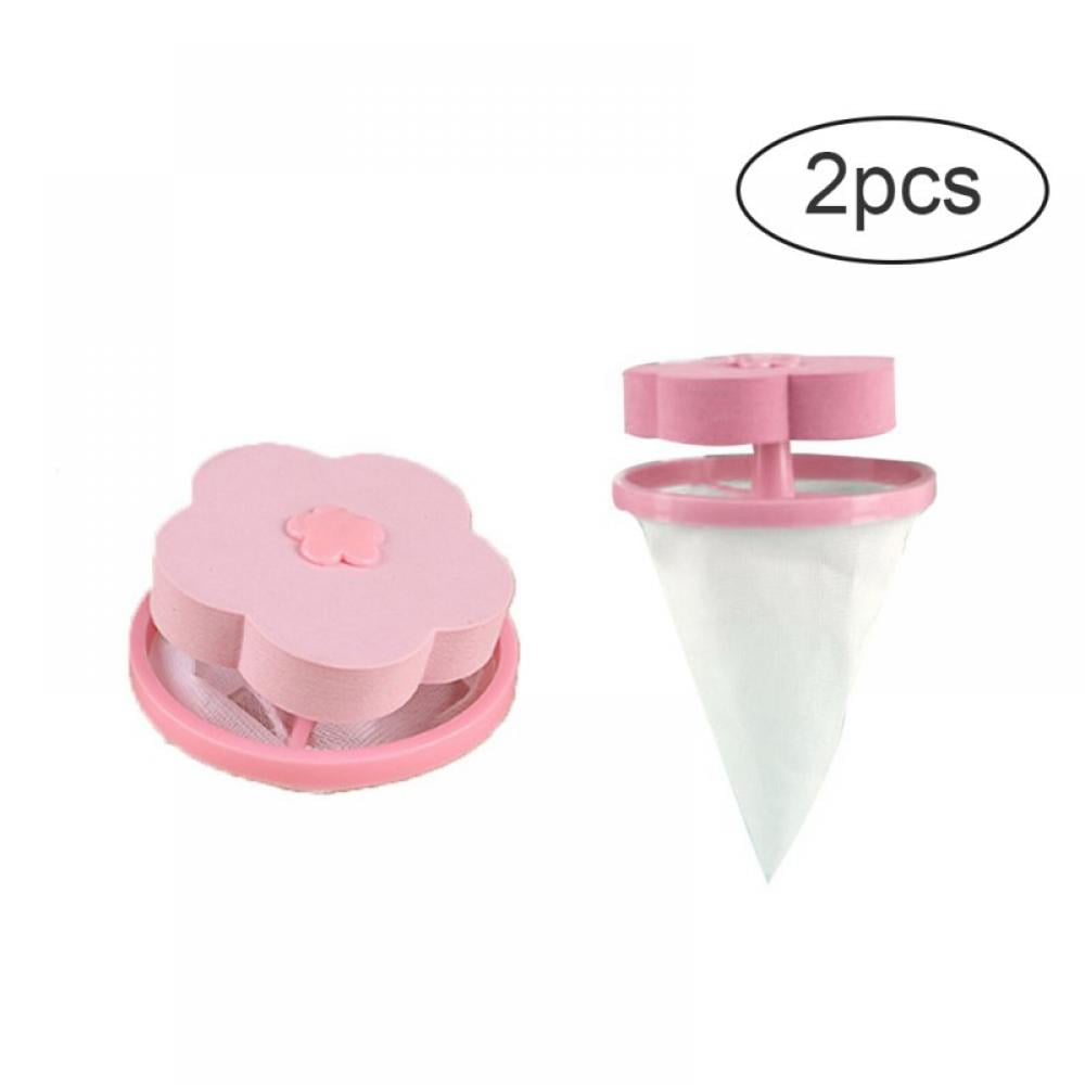 Reusable Washing Machine Floating Lint Mesh Bag Portable Washer Lint Catcher, Hair Filter Net