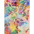thumbnail image 2 of Art.com Boston Massachusetts City Street Map Art Print by Michael Tompsett, 12" x 16", 2 of 4