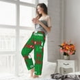 thumbnail image 4 of Uemuo Cute Santa Pattern Women's Wide Leg Palazzo Lounge Pants with Pockets Light Weight Loose Comfy Casual Pajama Pants-X-Large, 4 of 9