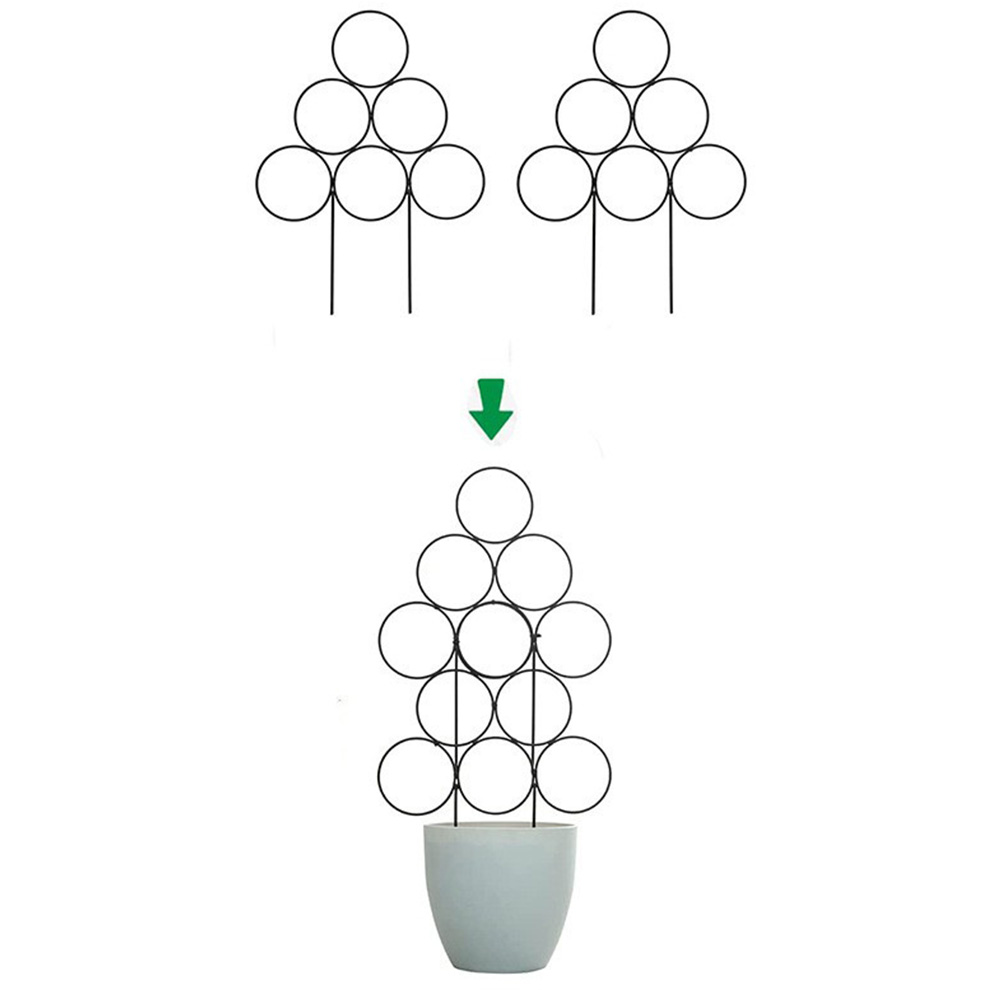 FENGGUIQU Plant Trellis for Climbing Plants Easy to Use Durable Support for Home Garden 4Pcs