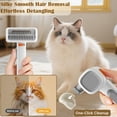 thumbnail image 3 of 2026 New 2-in-1 Pet Self Detangling Grooming Comb, Professional Deshedding Tool for Dogs & Cats, Gentle Undercoat Rake & Brush for Long or Short Hair, Removes Mats, Tangles & Loose Fur, 3 of 8