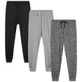 thumbnail image 2 of Sweet Hearts Girls' Sweatpants - Super Soft Athletic Performance Joggers: (3 Pack), 2 of 7