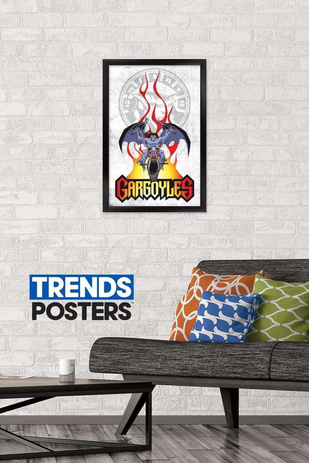 Disney Gargoyles - Goliath Wall Poster, 14.725" x 22.375", Framed