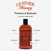 Leather Honey Non-Toxic Leather Conditioner for Use on Furniture, Auto Interiors, Shoes, Bags and Accessories, 16oz