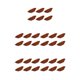 thumbnail image 1 of Toystoory 6 piezas de descanso para palillos exquisita forma de hoja estilo japonés hogar banquete de comedor soporte para palillos café Type2 NO2, 1 of 6