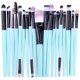 thumbnail image 2 of Pinceles de maquillaje, Kit de maquillaje 20 pinceles para ojos Pinceles de maquillaje Herramientas de belleza Pinceles de maquillaje plegables, 2 of 4