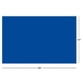thumbnail image 3 of Unique Industries Electric Blue Solid Rectangular Plastic Tablecloths, 54" x 108" - 3ct, 3 of 4