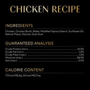 Sheba Selections Filets in Broth Chicken Flavor Wet Cat Food Meal Complement, 1.3 oz Cup