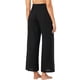 thumbnail image 5 of VISgogo - Pantalones de pierna ancha para mujer, con nudo en la parte delantera, cintura media, color sólido, sueltos, estilo palazzo VISgogo moda, 5 of 6