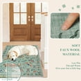 thumbnail image 3 of Ivalue Insect Botanical 3x5 Entryway Rug Washable Throw Rugs Non-Slip Low Pile Indoor Carpet for Entrance Bedroom Foyer (Green), 3 of 8