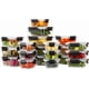 thumbnail image 1 of JUEGO DE RECIPIENTES DE VIDRIO HERMÉTICO, CONTENEDORES Para Alimentos con Tapas Cierre Fácil, Refractarios para Cocina, Horno, Refrigerador Congelador (JUEGO 10 RECIPIENTES (20 PZ)), 1 of 21