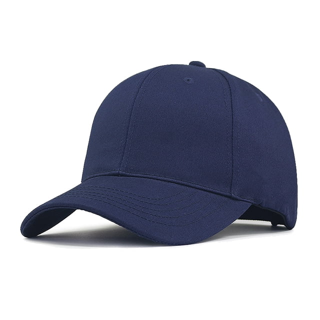 Gorra de béisbol Qarigey Algodón portátil con ala parasol Sombreros deportivos Azul oscuro AP012442-04