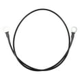 thumbnail image 1 of Cable de inversor de batería de 75 cm 12 AWG Cable de batería de 3/8" Cobre estañado Negro OT Tipo 1 Pc, 1 of 1