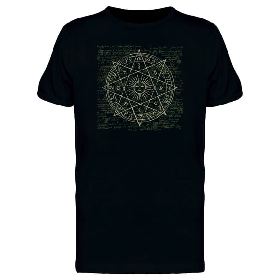 Sun In An Octagonal Star T-Shirt Men -Image by Shutterstock, Male 3X-Large