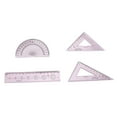 thumbnail image 2 of Ruler Set, Right Angle  Four-piece Soft Ruler  For Students For Kids, 2 of 8